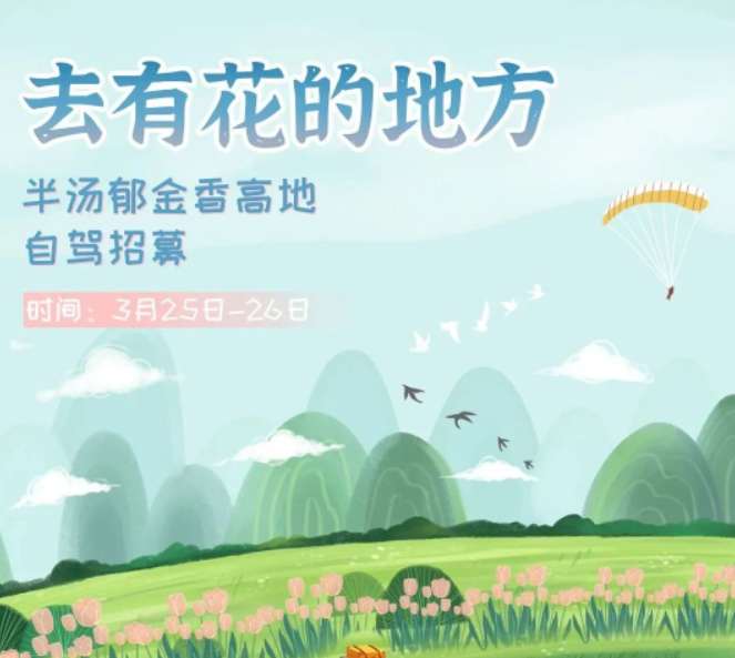 半汤自驾 | 去有花的地方，做追风少年吧~